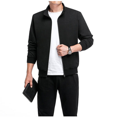 Conjunto Deportivo de 2 Piezas Talla Grande - Cardigan Casual Primavera Otoño - Image 15