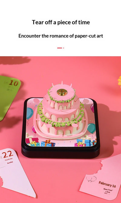 Calendario de Papel Troquelado 3D - Bloc de Notas con Diseño Artístico - Image 20