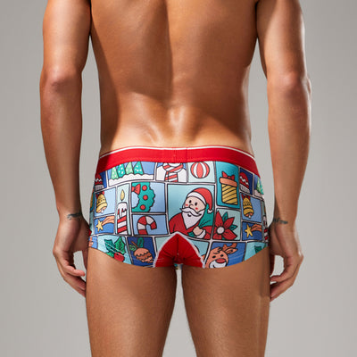 Calzoncillos Hombre Navidad Estampado Cintura Media Slim Fit - Image 15