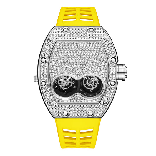 Reloj de Cuarzo para Hombre con Diamante y Personalidad Fashion - Image 9