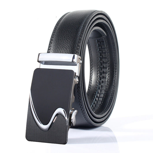 Cinturón de Cuero para Hombre con Hebilla Automática - Image 28