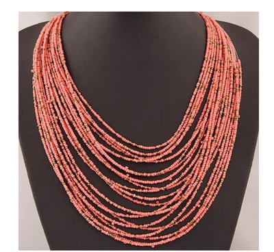 Collar Bohemio Multicapas con Cuentas de Arroz - Image 19