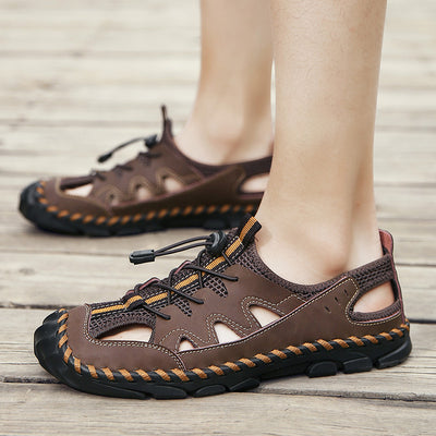 Sandalias Casuales para Hombre Cosidas a Mano - Image 14