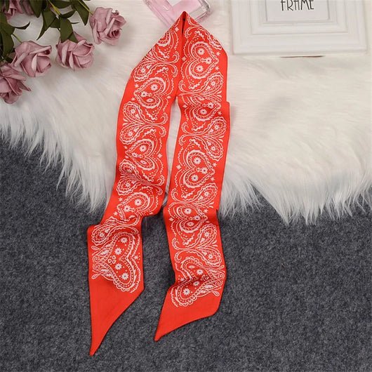 Pañuelo de Seda Estampado para Mujer - Accesorio Versátil Twill - Image 17