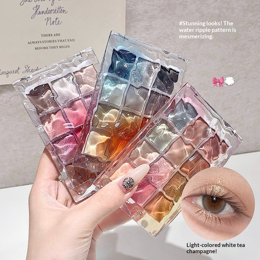 Paleta de Sombras Efecto Agua Ripple para Maquillaje Coreano