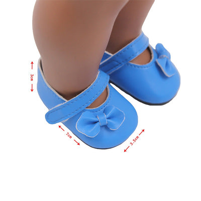 Zapatos de Muñeca American Girl 18 Pulgadas - Diseño Moño Color Sólido - Image 19