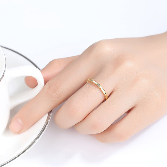 Joyería de Plata Coreana con Zirconia Redonda Brillante - Image 2