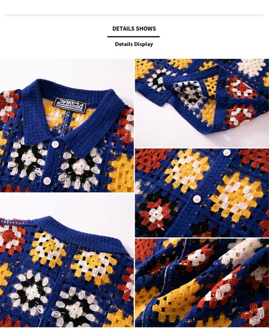 Blusa Tejida a Crochet con Diseño Calado - Image 8
