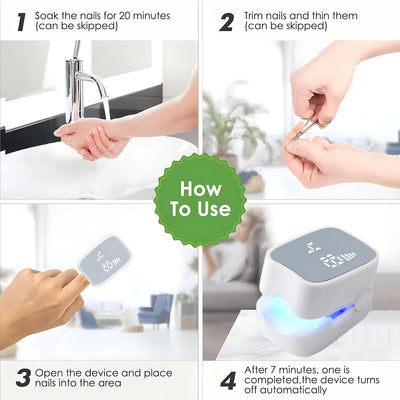 Dispositivo Láser LED Recargable para Eliminar Hongos en Uñas - Image 4
