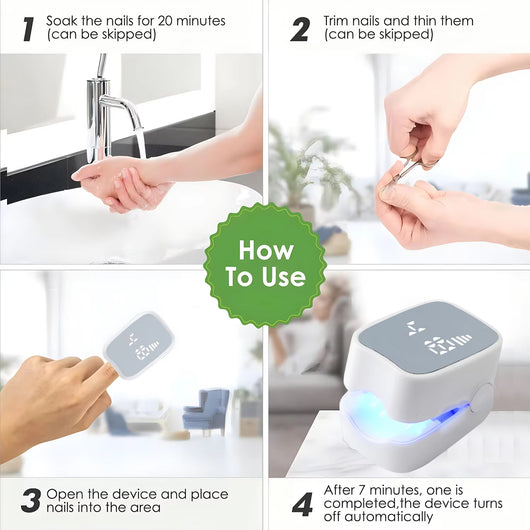 Dispositivo Láser LED Recargable para Eliminar Hongos en Uñas - Image 4