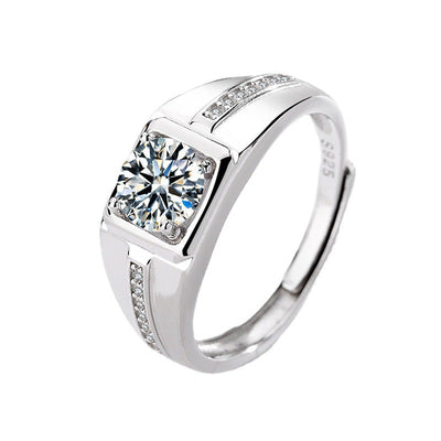 Anillo de Diamante Mozan para Parejas - 1 Quilate - Image 15