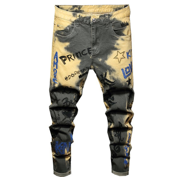 Pantalones Jeans Slim Fit Estirables con Estampado Camuflaje - Diseño Moderno y Versátil
