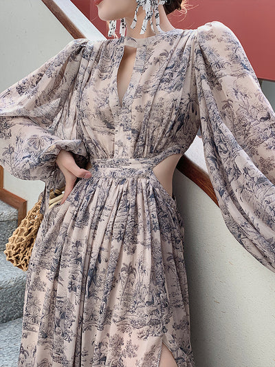 Falda Larga de Gasa Estampado Floral Diseño Exclusivo para Niña - Vacaciones en la Playa - Image 8