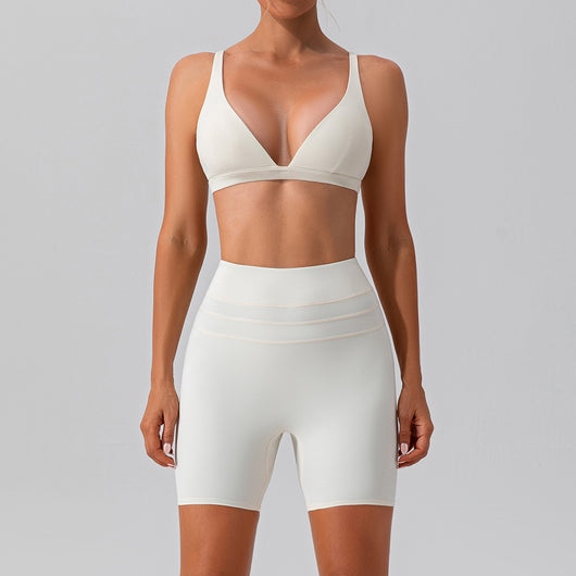 Conjunto Deportivo Yoga Ajustado Secado Rápido - Traje Fitness Training Efecto Segunda Piel - Image 3