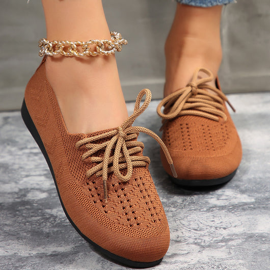 Zapatos Planos Cómodos con Malla Transpirable para Mujer