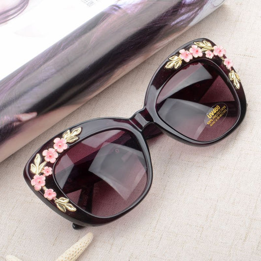 Gafas de Sol Mujer con Diseño Floral - Image 10