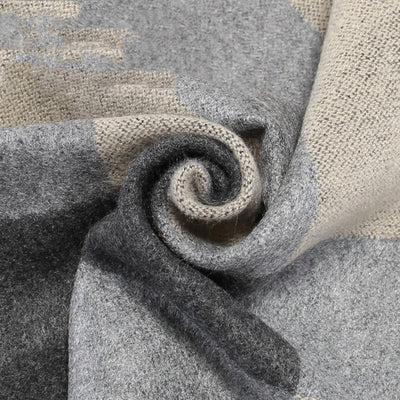 Bufanda Cuadros Jacquard para Papá y Abuelo - Calidez y Estilo - Image 18