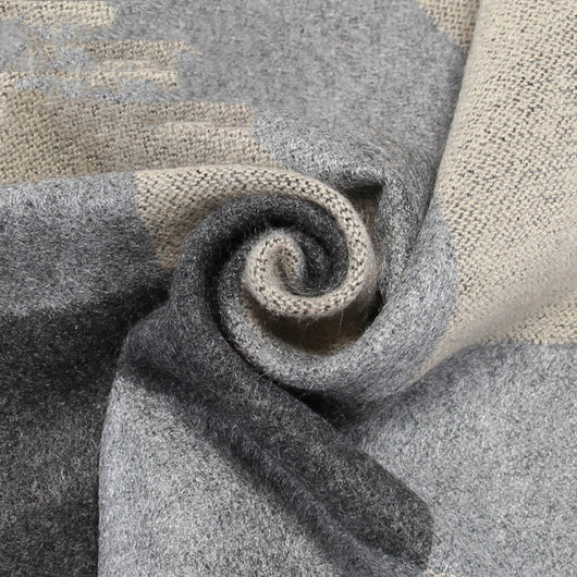 Bufanda Cuadros Jacquard para Papá y Abuelo - Calidez y Estilo - Image 18