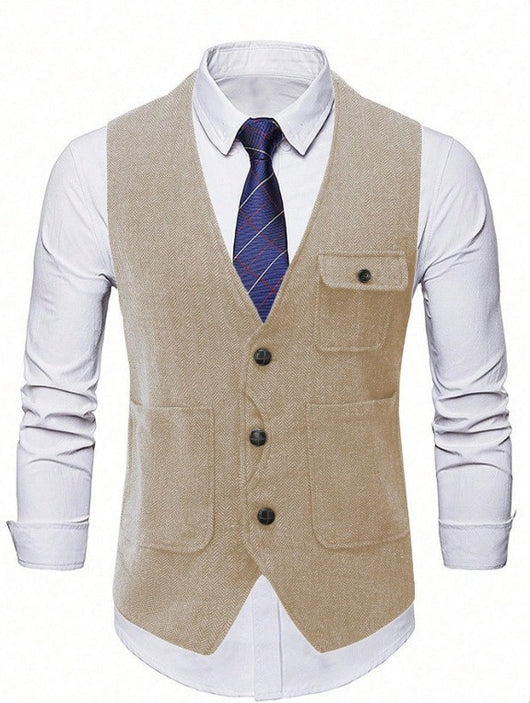 Chaleco Ejecutivo de Corte Clásico para Hombre - Image 7