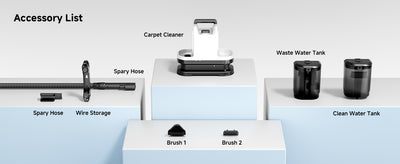 Limpiador Multifunción para Sofás, Alfombras y Cortinas con Aspiración Integrada - Image 20