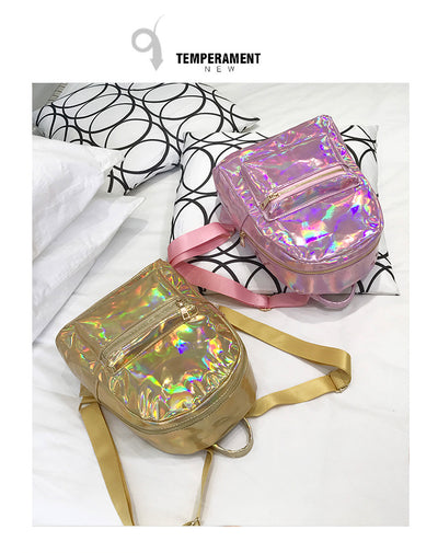 Mochila Reflectante Láser Harajuku Soft Girl Personalizable - Image 8