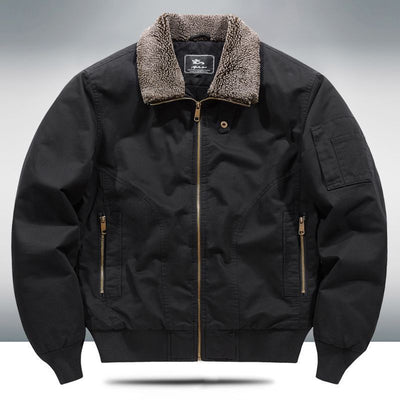 Abrigo Oversize Forrado en Polar para Hombre Talla Grande - Image 2