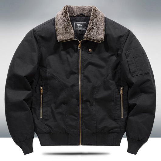 Abrigo Oversize Forrado en Polar para Hombre Talla Grande - Image 2