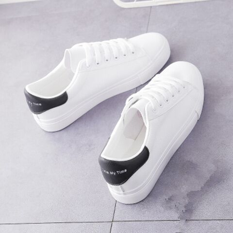 Zapatillas Blancas Casuales Planas para Mujer - Primavera - Image 9