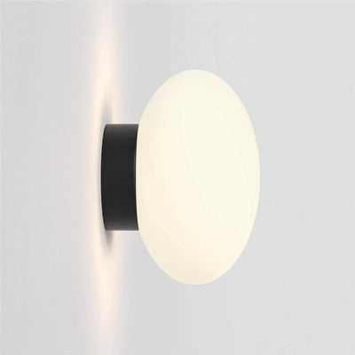 Lámpara de Pared Minimalista Blanca en Vidrio Estilo Hongo - Image 2