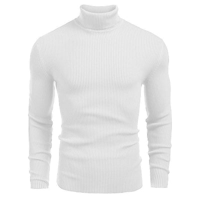 Suéter Slim Fit Cuello Alto para Hombre - Otoño e Invierno - Image 6