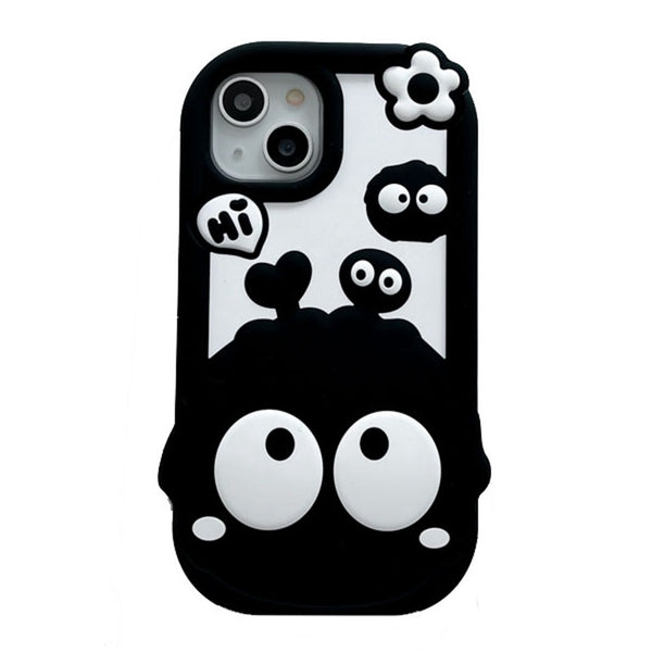 Funda de Teléfono de Silicona con Flores 3D en Relieve - Image 5