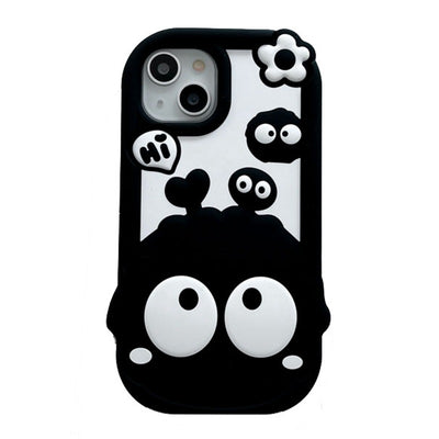 Funda de Teléfono de Silicona con Flores 3D en Relieve - Image 5