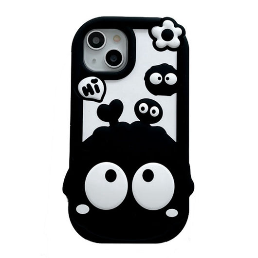 Funda de Teléfono de Silicona con Flores 3D en Relieve - Image 5