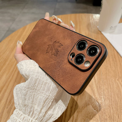 Funda para Teléfono Piel de Cordero Hoja de Arce - Protección Total - Image 28