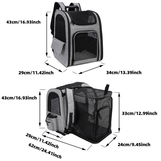 Bolsa Transportadora Extensible para Gatos - Portátil y Respirable - Image 11