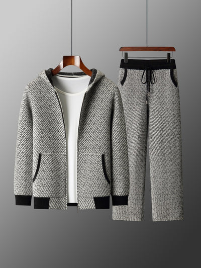 Cardigan Hoodie Casual para Hombre - Conjunto Versátil - Image 27