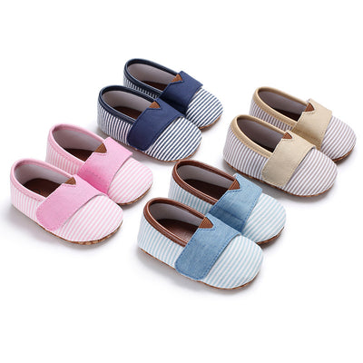 Zapatos de Bebé con Suela Blanda y Rayas - Calzado Suave para Primeros Pasos - Image 7