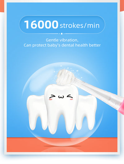 Cepillo de Dientes Eléctrico Infantil - Suave y Resistente al Agua - Image 16