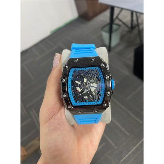 Reloj de Hombre Cilíndrico con Movimiento de Cuarzo Luminoso - Image 10