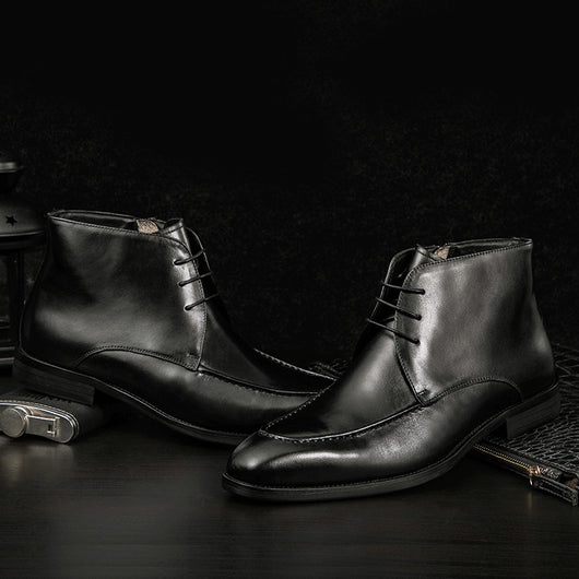 Botas Altas de Cuero para Hombre Knight - Estilo Robusto y Duradero - Image 9