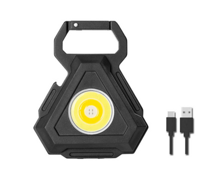 Linterna LED Portátil USB Llavero Aleación - Luz de Emergencia Multifunción - Image 9