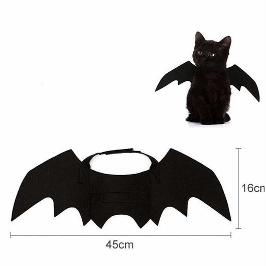 Alas de Murciélago en Fieltro para Mascotas - Decoración Halloween - Image 2