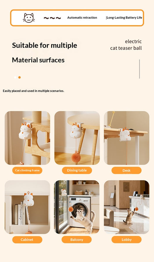 Juguete Interactivo Automático para Gatos - Bola Inteligente de Entretenimiento - Image 13
