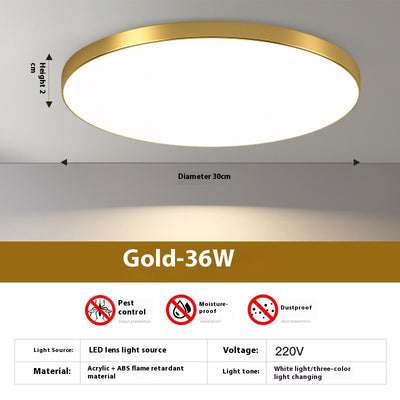 Lámpara de Techo LED Ultrafina Redonda para Sala - Image 11