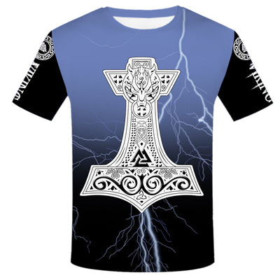 Playera Hombre Viking Tattoo - Diseño Moderno PLstar Cosmos - Image 5