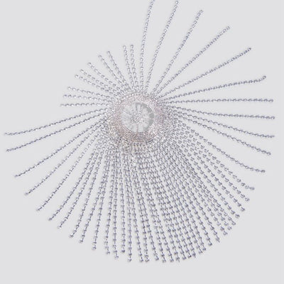 Tocado de Estrás con Flecos Exagerados, Accesorio para el Cabello de Estilo Étnico - Image 3