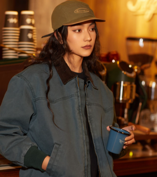 Chaqueta de Trabajo Estilo Aviador Americano Retro de Algodón - Image 2