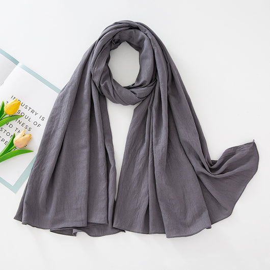 Pañuelo de Rayón Natural con Efecto Arrugado - Accesorio Versátil para Bolso - Image 58