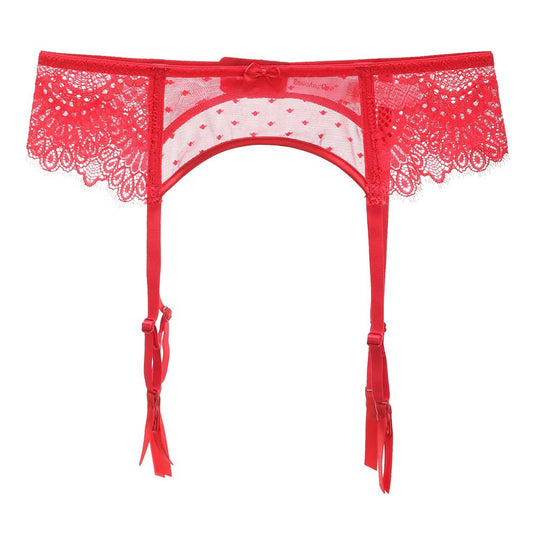Liguero Transparente de Encaje Sexy - Tentación Sensual