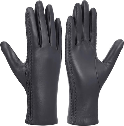 Guantes de Cuero Cálidos para Invierno Mujer - Image 8